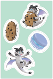 Cookie Dragon Sticker Sheet