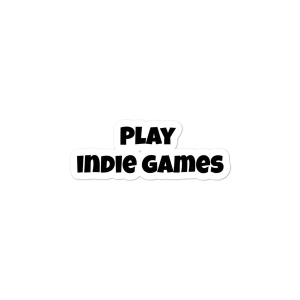 Play Indie Games Sticker